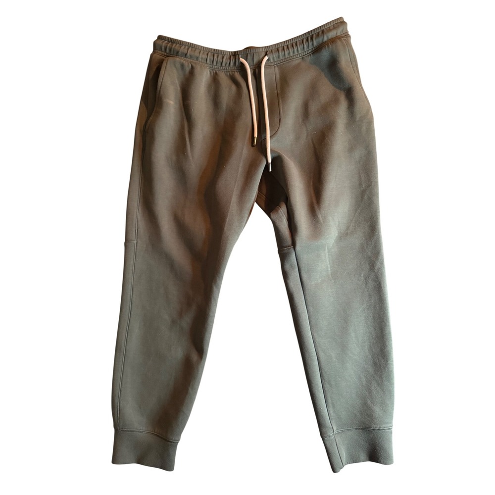 American Eagle Activewear Joggers Mens L Green Drawstring Recycled Blend